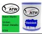 Preview: Aston-Martin, Virdian Green Metallic, 5104: 500ml Lackdose, von ATW Autoteile West.